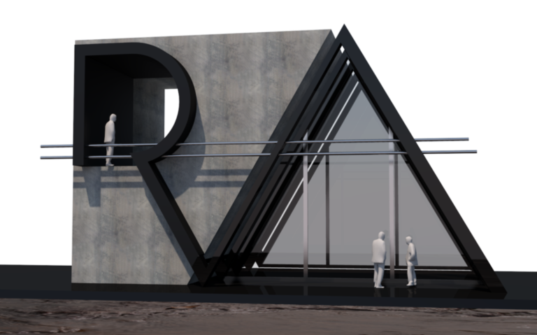 logo 3d atelier R-Art-Architecture